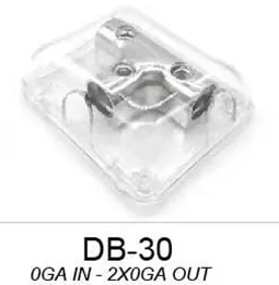 1 In 2 Out Block Dual-port Auto Current Distributor